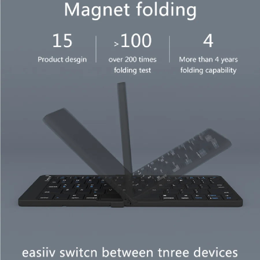 Foldable Bluetooth Keyboard