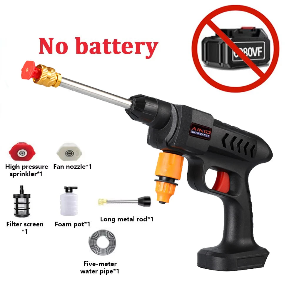 Cordless High-Pressure Car Wash Gun – Battery Not Included (Makita 18V Compatible)