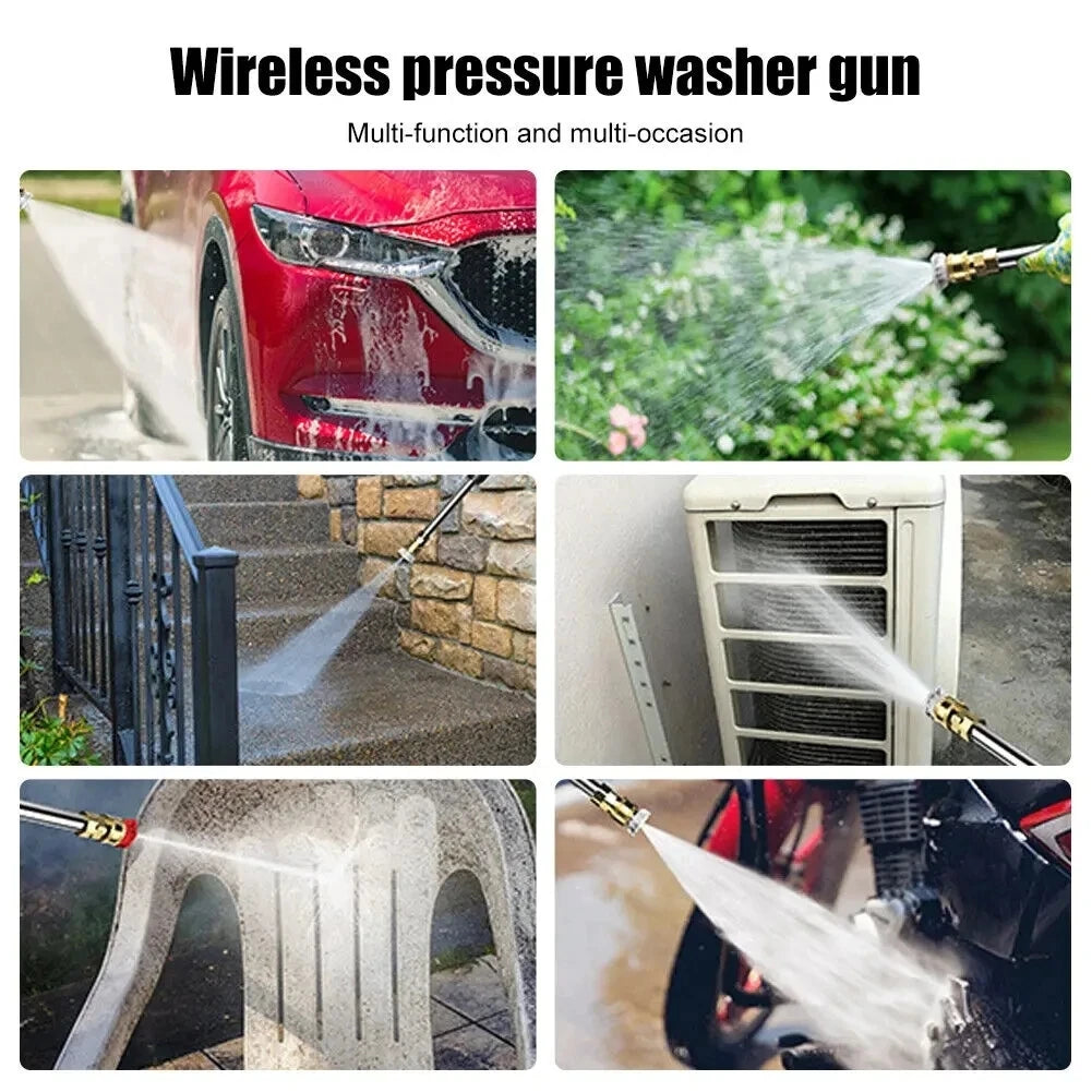 Cordless High-Pressure Car Wash Gun – Battery Not Included (Makita 18V Compatible)