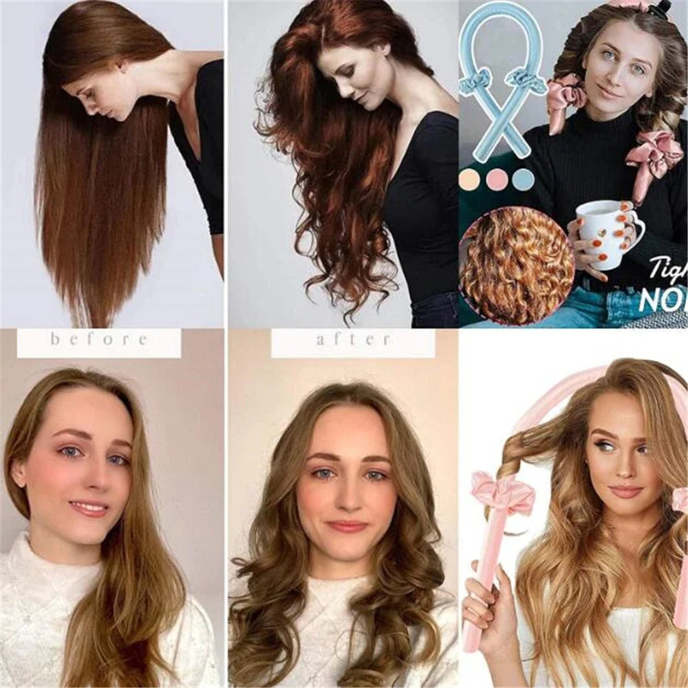 Heatless Curling Headband Kit