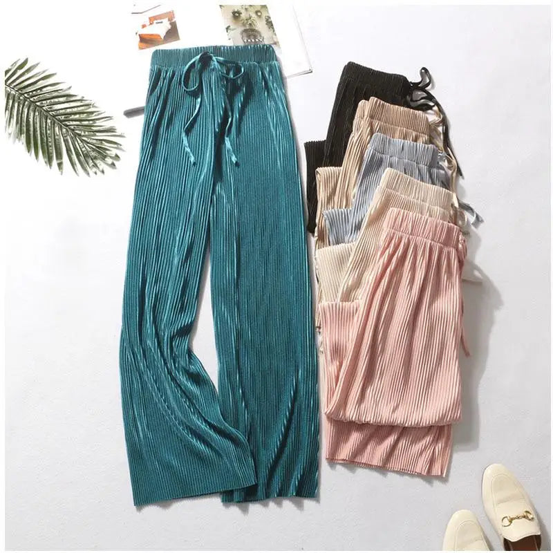 Flowy Wide-Leg Trousers