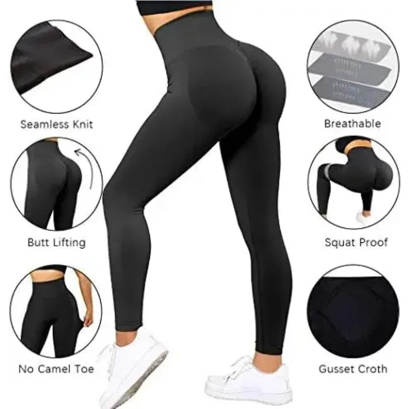 Seamless High-Waist Leggings