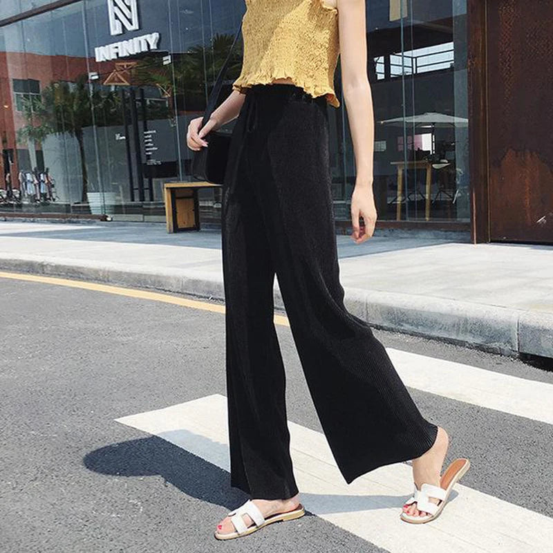 Flowy Wide-Leg Trousers
