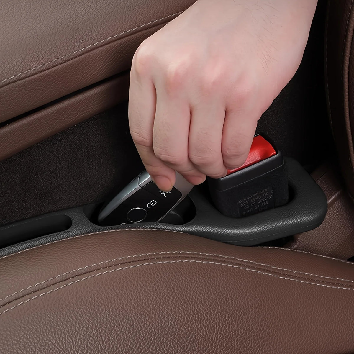 Car Seat Gap Fillers – 2-Pack | No More Dropped Items,