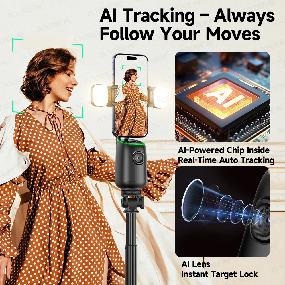 AI Auto-Tracking Phone Gimbal