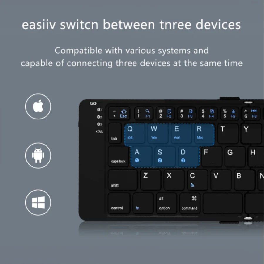 Foldable Bluetooth Keyboard