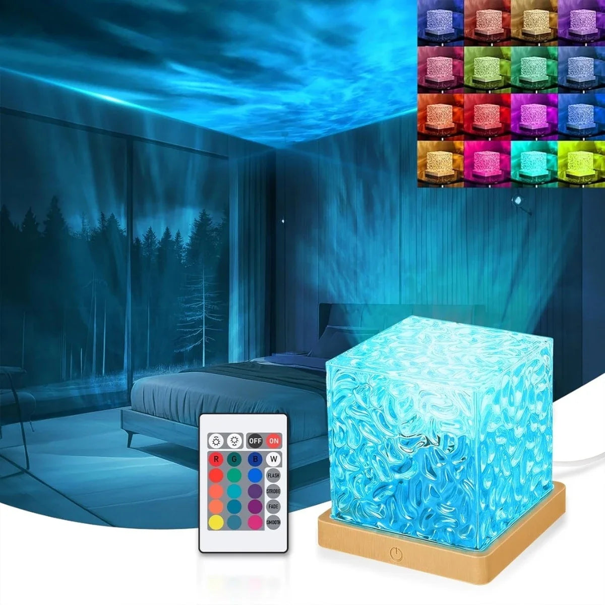 RGB Water Ripple Ambient Lamp