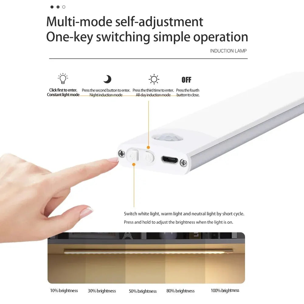 Rechargeable Under-Cabinet Motion Lights