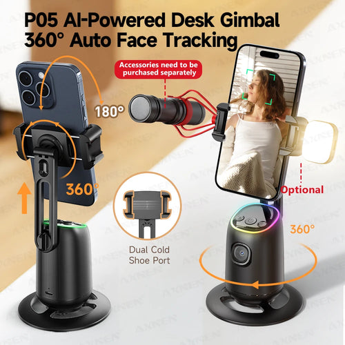 AI Auto-Tracking Phone Gimbal