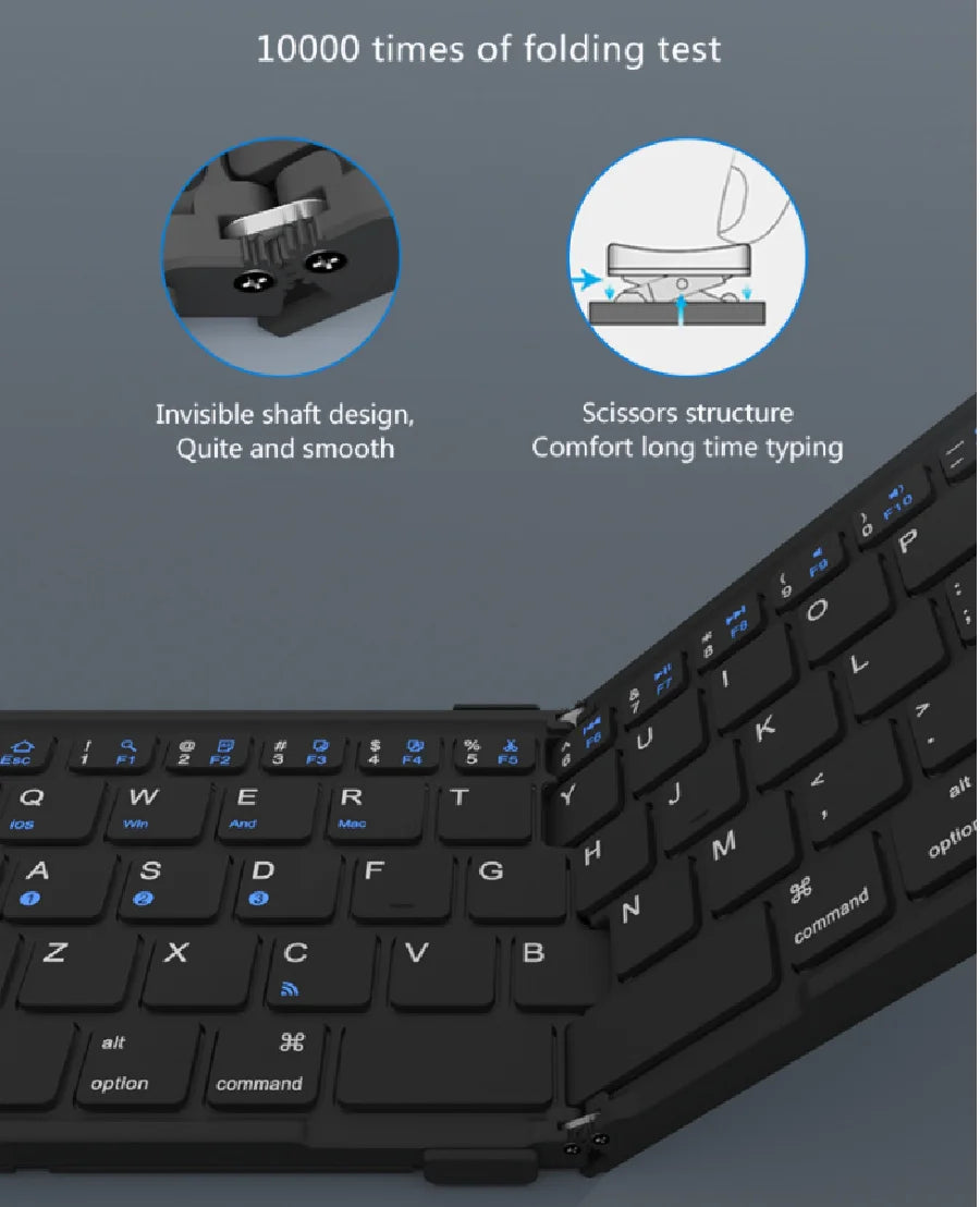 Foldable Bluetooth Keyboard