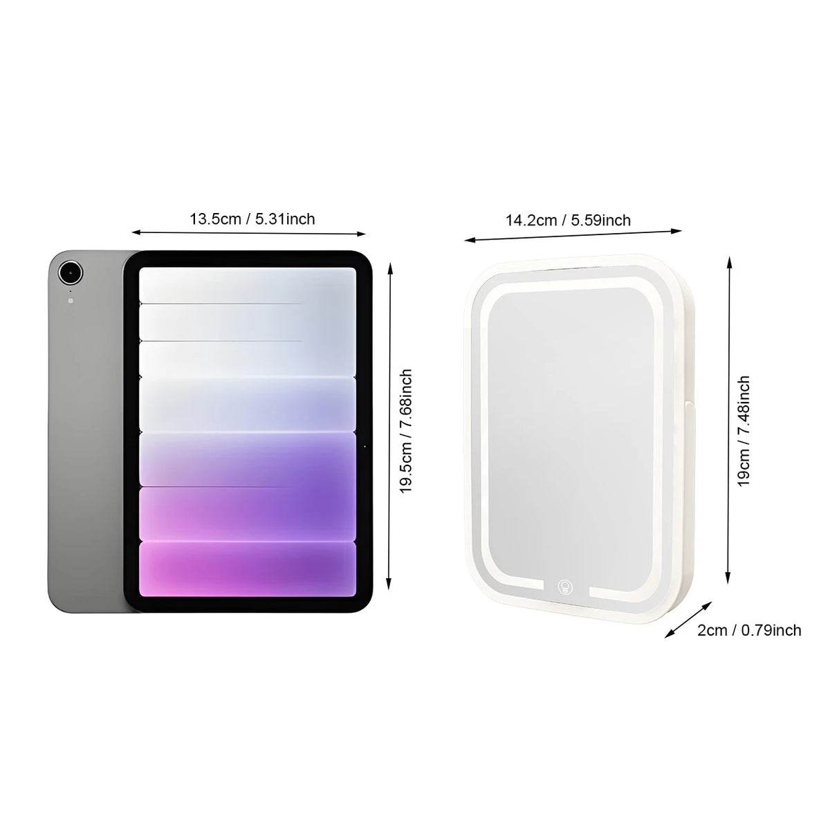 LED Travel Makeup Mirror