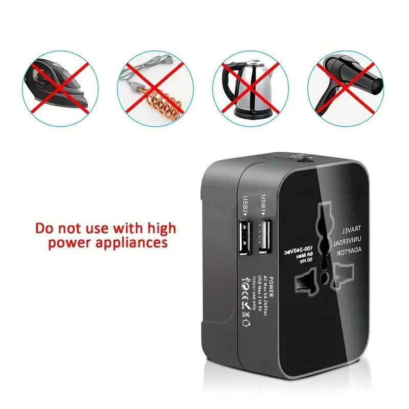 Universal Travel Adapter with USB
