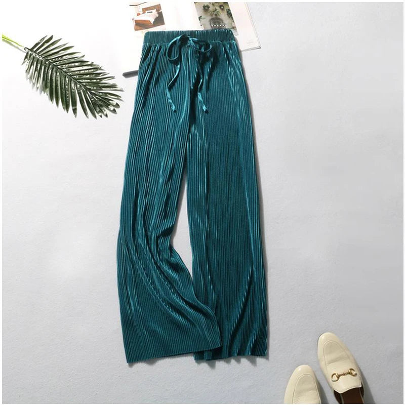 Flowy Wide-Leg Trousers