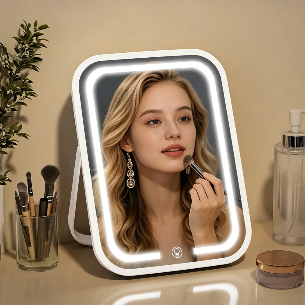 LED Travel Makeup Mirror