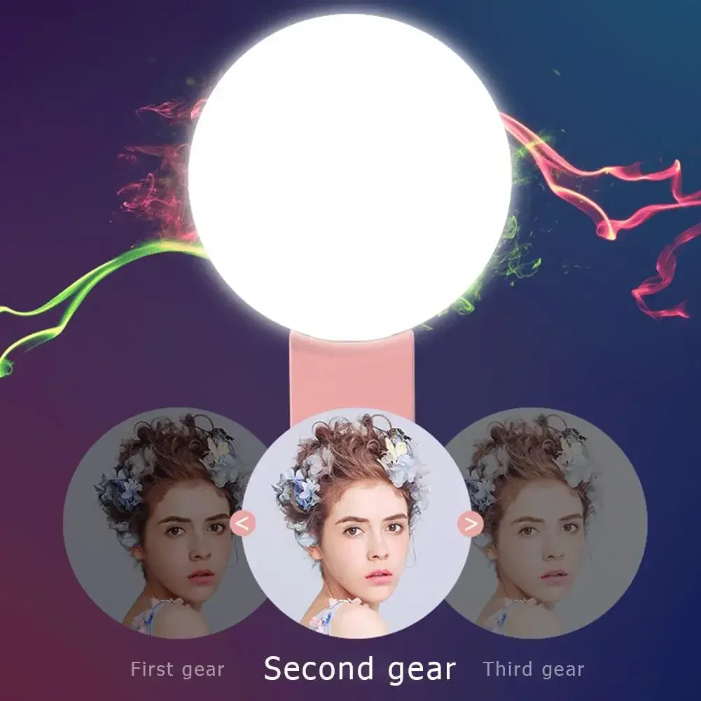 Clip-On Selfie Ring Light